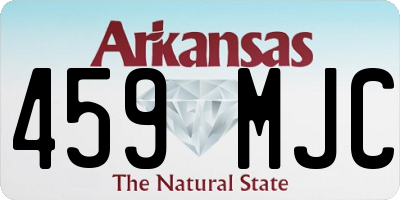AR license plate 459MJC