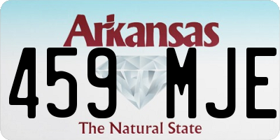 AR license plate 459MJE
