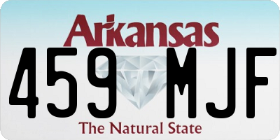 AR license plate 459MJF