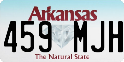 AR license plate 459MJH