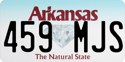 AR license plate 459MJS