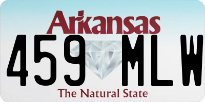 AR license plate 459MLW