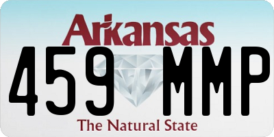 AR license plate 459MMP