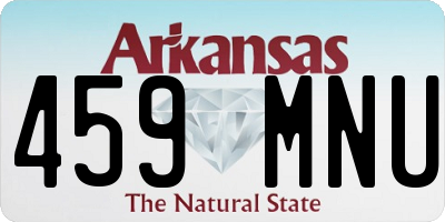 AR license plate 459MNU