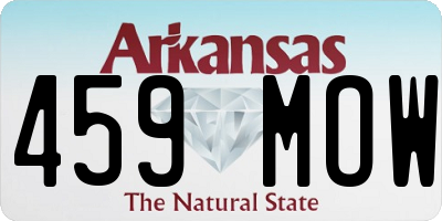 AR license plate 459MOW