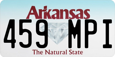 AR license plate 459MPI
