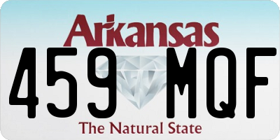 AR license plate 459MQF