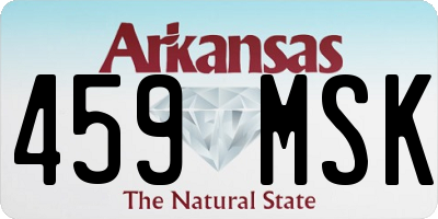 AR license plate 459MSK