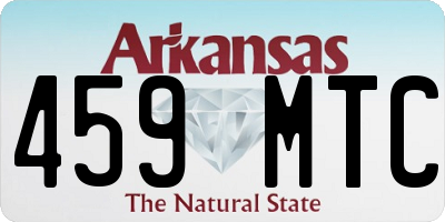 AR license plate 459MTC