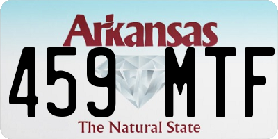 AR license plate 459MTF