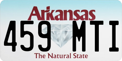 AR license plate 459MTI