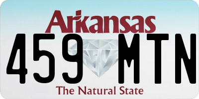 AR license plate 459MTN