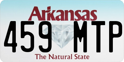 AR license plate 459MTP