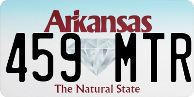 AR license plate 459MTR
