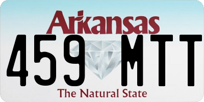 AR license plate 459MTT