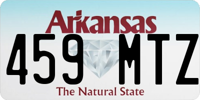 AR license plate 459MTZ
