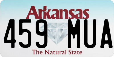 AR license plate 459MUA