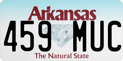 AR license plate 459MUC
