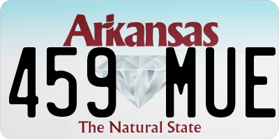 AR license plate 459MUE