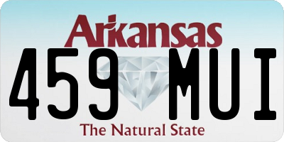 AR license plate 459MUI