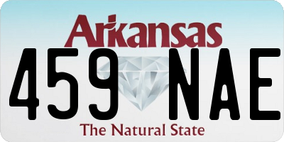 AR license plate 459NAE