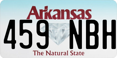 AR license plate 459NBH