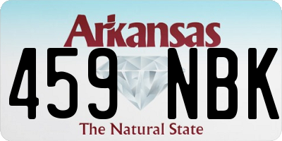 AR license plate 459NBK