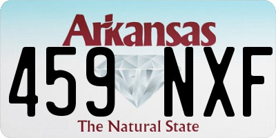 AR license plate 459NXF