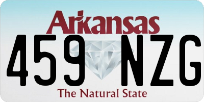 AR license plate 459NZG