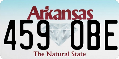 AR license plate 459OBE