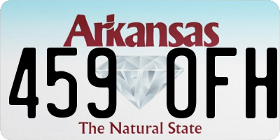 AR license plate 459OFH