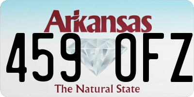 AR license plate 459OFZ