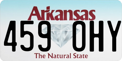 AR license plate 459OHY