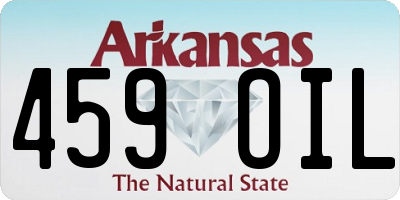 AR license plate 459OIL