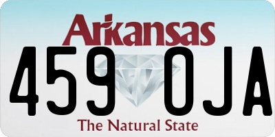 AR license plate 459OJA