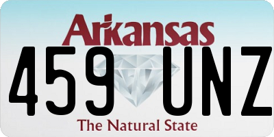 AR license plate 459UNZ