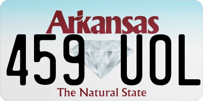 AR license plate 459UOL