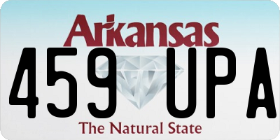 AR license plate 459UPA