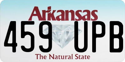 AR license plate 459UPB