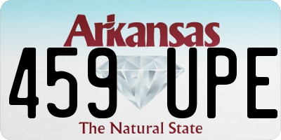 AR license plate 459UPE