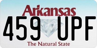 AR license plate 459UPF