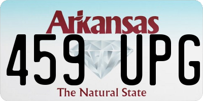 AR license plate 459UPG
