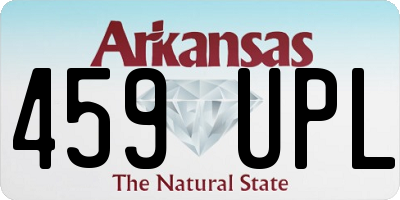 AR license plate 459UPL