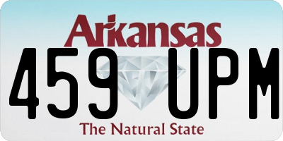AR license plate 459UPM