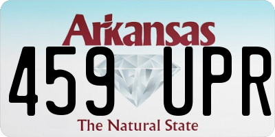 AR license plate 459UPR