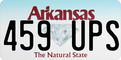 AR license plate 459UPS