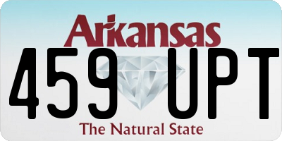 AR license plate 459UPT