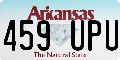 AR license plate 459UPU