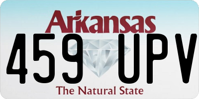 AR license plate 459UPV