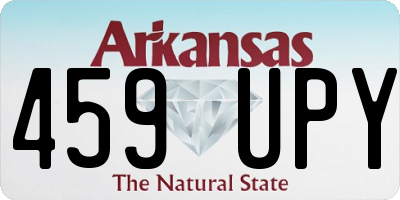 AR license plate 459UPY